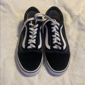 black old skool vans